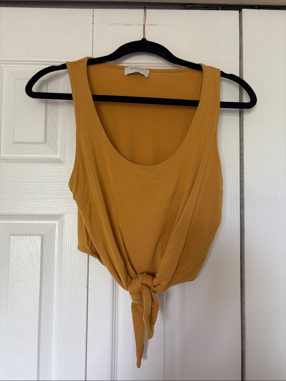 Aritzia Babaton Murphy Tie-Front Tank Blouse